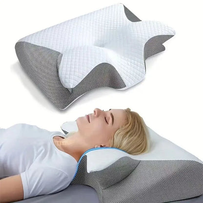 Loreoo Relax Kissen – Ergonomisches Orthopädisches Nackenkissen für besseren Schlaf