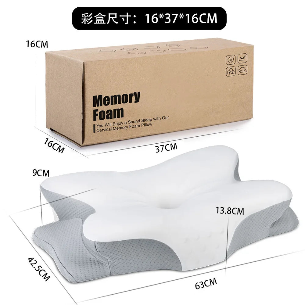 Loreoo Relax Kissen – Ergonomisches Orthopädisches Nackenkissen für besseren Schlaf