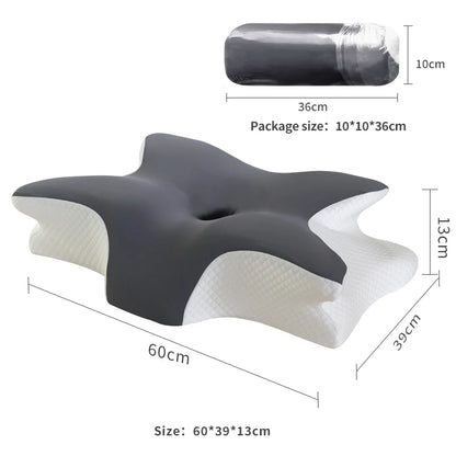 Loreoo Relax Kissen – Ergonomisches Orthopädisches Nackenkissen für besseren Schlaf