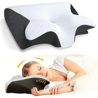 Loreoo Relax Kissen – Ergonomisches Orthopädisches Nackenkissen für besseren Schlaf