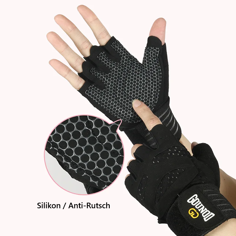 Loreoo Gym Handschuhe – Rutschfeste Trainingshandschuhe