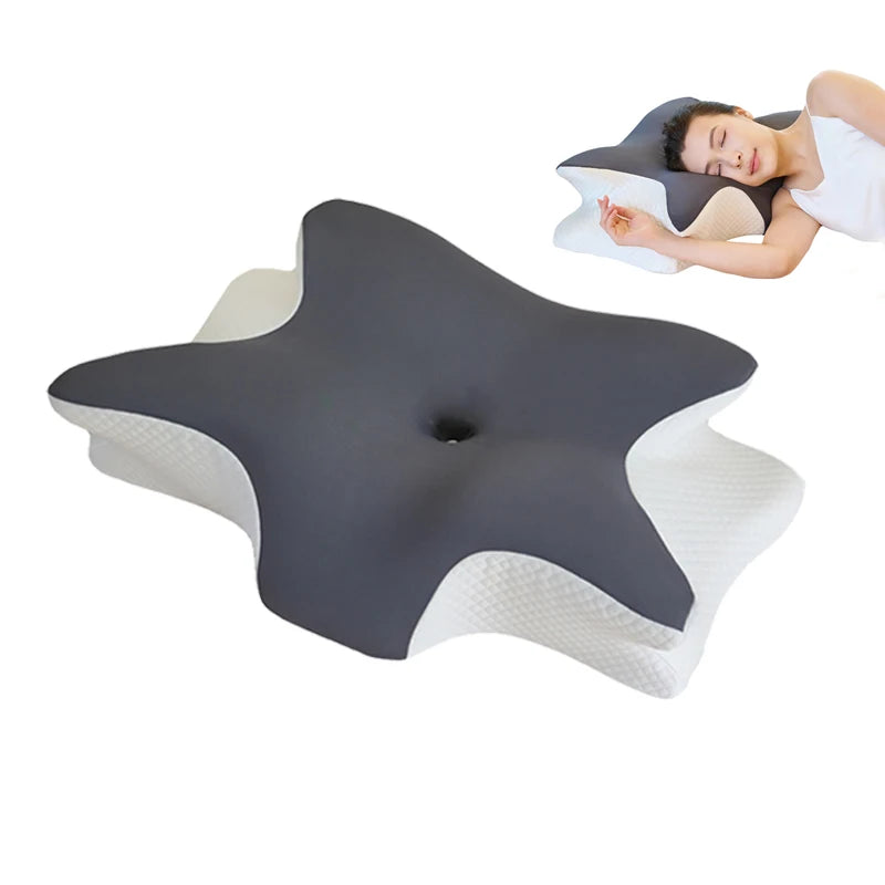 Loreoo Relax Kissen – Ergonomisches Orthopädisches Nackenkissen für besseren Schlaf